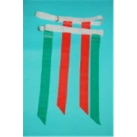 Everrich Industries EVC-0033 Flag Belt - Adjustable Rip - 16 In. L 1 In. W - Set Of 1 Belt  2 Flags With Hook Eye Adhesive